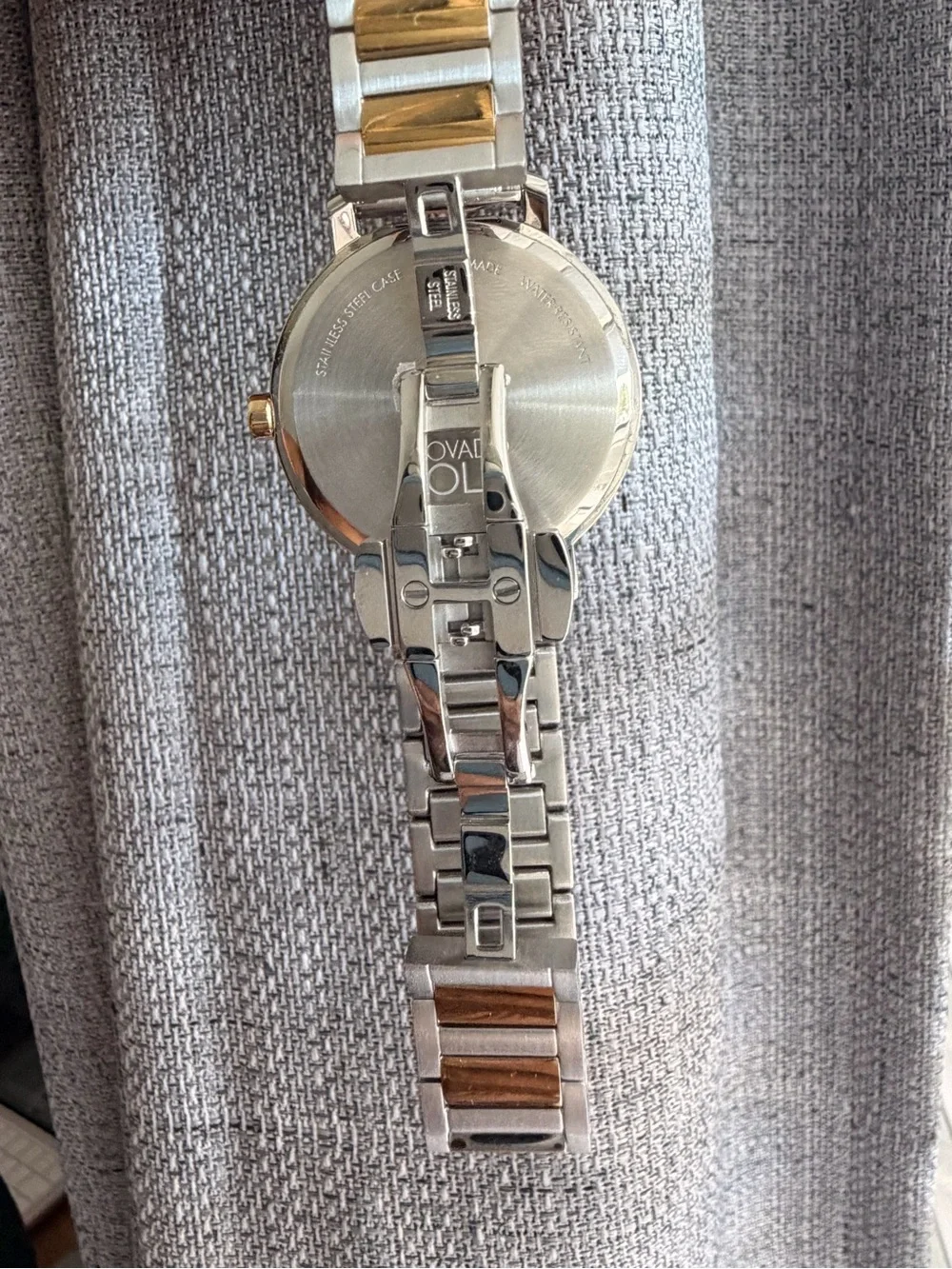 Movado Two-Tone Stainless Steel Watch - Silver & Gold Accents